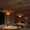 Axyaa Rattan Weave LED Chandelier: Creative Lighting for Home, Restaurant, and Bar