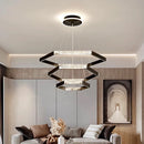 Axyaa Modern LED Chandelier for Indoor Living Room Lighting