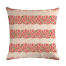 Axyaa Vintage Plant-flower Linen Cushion Cover 45*45cm