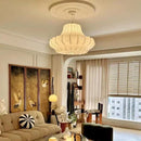 Axyaa Wabi Sabi Silk Pendant Lights: Modern Home Decor Chandelier