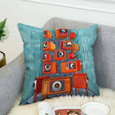 Axyaa 40x40 Jane Koluga Art Pillow Cover for Home Decor and Car Sofa Fall Theme