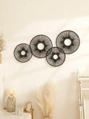 Axyaa Macrame Round Wall Hanging Decor - Boho Aesthetic Room Ornament & Gift