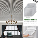 Axyaa 3D Stereo Self-Adhesive Grille Wall Stickers - 10 Pieces | 40*40 cm Square Sheets