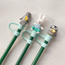 Axyaa Silicone Straw Cap: Dust Proof, Leak Proof, Cute Cover for 7-8mm Straws