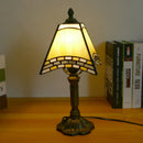 Axyaa Tiffany Stained Glass Mediterranean Sea Table Lamp for Bedroom and Home Decor