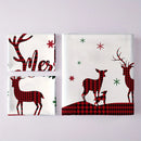 Axyaa Reindeer Duvet Cover Set - Soft Polyester All-Season Comforter with Pillowcases