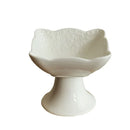 Axyaa Ceramic Dim Sum Plate - Elegant Snack Tray for Afternoon Tea & Pastries