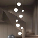 Axyaa Staircase Chandeliers Pendant Light Lamps, Modern Home Decor LED Lights for Living Room