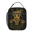 Axyaa Guardians Of The Galaxy Groot Lunch Bag: Insulated, Portable Bento, Cooler Box