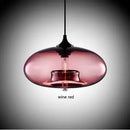 Axyaa Hanging Glass E27 Pendant Lamp for Modern Art Style Decor