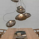 Axyaa Modern Glass Pendant Light for Elegant Ambiance