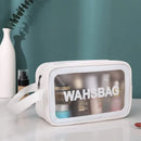 Axyaa PVC Travel Toiletry Bag: Portable Makeup Organizer for Women, Cosmetic Storage Container