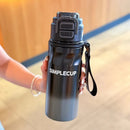 Axyaa 670ml Gradient Stainless Steel Thermal Water Bottle for Hot and Cold Drinks
