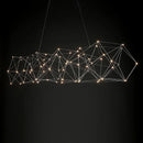 Axya Firefly Pendant Lamp: Creative LED Strip for Front Desk, Bar, Dining Hall
