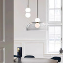 Axyaa Double Ball Glass Pendant Lights for Home Decor