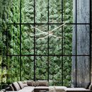 Axyaa Hexagonal Chandelier: Modern Luxury Villa Lighting for Minimalist Living Rooms