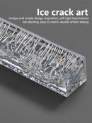 Axyaa Modern Ice Crack Texture Pendant Chandelier for Dining Room