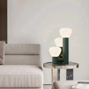 Axyaa Wrought Iron Glass Desk Lamp - Modern Hotel Bedroom Lighting