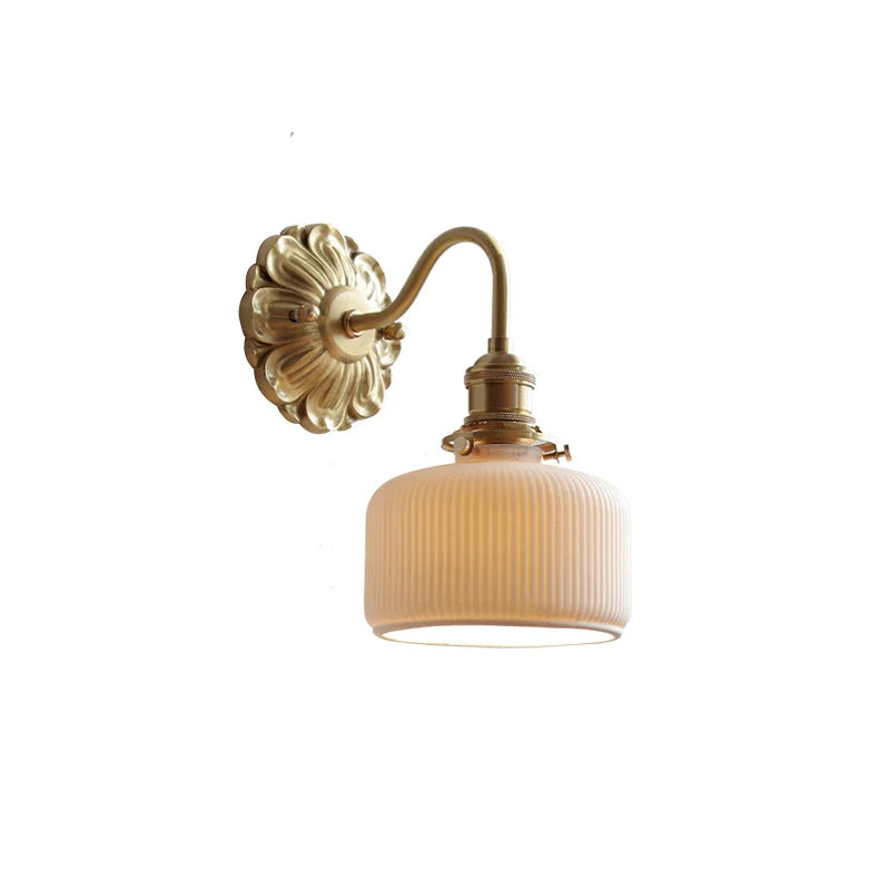 Axyaa Ceramic LED Wall Lights: Modern Japan Style Sconce for Home Decor