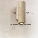 Axyaa Wabi Sabi LED Wall Lamp Yellow Travertine Stone Living Room Bathroom Mirror Light