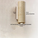 Axyaa Wabi Sabi LED Wall Lamp on Yellow Travertine Stone - Living Room Bathroom Mirror Light