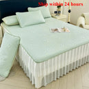 Axyaa Cartoon Jacquard Ice Doudou Soft Mat Three-piece Set
