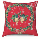 Axyaa Christmas & Let It Snow Cushion Cover - Sofa, Bedroom, Car Pillow Cover