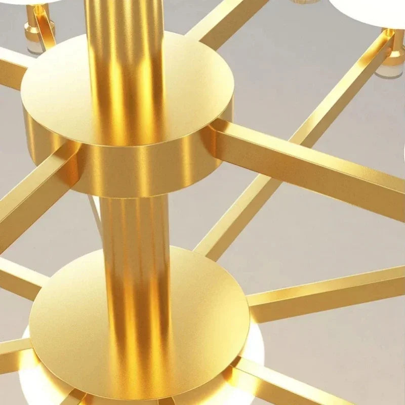 Axyaa Classical Trichromatic Chandelier for Home Lighting