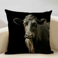 Axyaa Nice Cow Cushion Cover - Decorative Pillow Case for Sofa & Chair