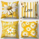 Axyaa Contemporary Sofa Pillow Covers, 17.7in, Polyester, Zipper Closure