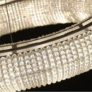 Axyaa Crystal Luxury Loft Pendant Light Fixture for Living Room Décor
