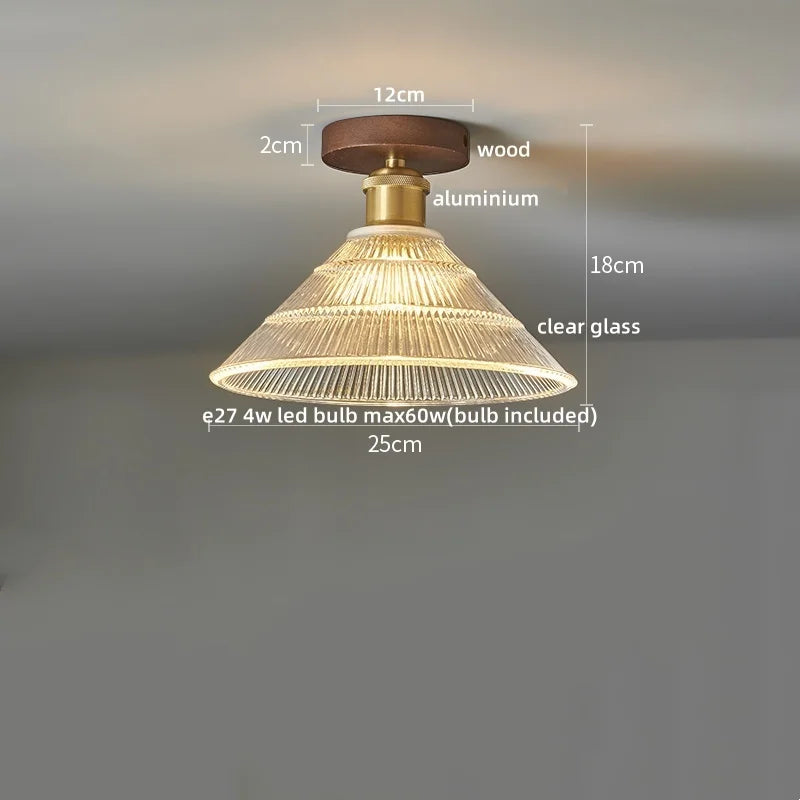 Axyaa Modern LED Ceiling Light for Indoor Lighting - Nordic Style Balcony Living Room Fixture