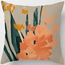 Axyaa Floral Landscape Home Decor Print Pillow Cover