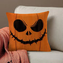 Axyaa Halloween Spooky Face Mummy Black Cat Throw Pillowcase 45X45CM