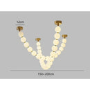 Axyaa Pearl Necklace Pendant Light Exhibition Hall Coffee Shop Bar Duplex Staircase