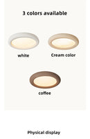 Axyaa Nordic Wabi Sabi Cream Ceiling Light for Minimalist Living Spaces