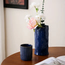 Axyaa Ceramic Flower Vase: European Light Luxury Home Decor Mini Hydroponic Ornament