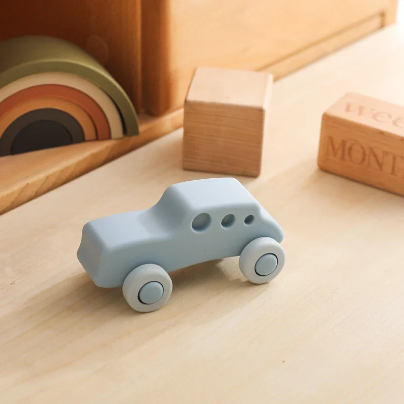 Axya Silicone Baby Blocks Car Toy for Educational Development