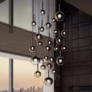Axyaa Nordic Stair Chandelier Living Room Dining Pendant Ceiling Light Home Indoor Lighting