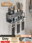 Axyaa 3-in-1 Bathroom Organizer: Toothbrush, Toothpaste, Electric Brush Holder Shelf Rack
