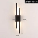 Axyaa Copper Line Pipe Wall Sconces with Acrylic Lampshade - Indoor LED Lighting