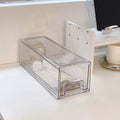 Axyaa Acrylic Makeup Storage Organizer with Transparent Drawers and Dustproof Cover