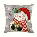 Axyaa Christmas Snowman Pillowcase: Festive Home Decoration & New Year Gift