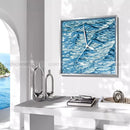 Axyaa 10" 3D Wave Wall Clock - Creative Decorative Tabletop Clock