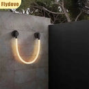 Axyaa Music Note Art Linear Wall Light - Minimalist Bedroom Bar Decor