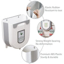 Axyaa Collapsible Hanging Kitchen Trash Can | Compact Waste Bin for Under Sink
