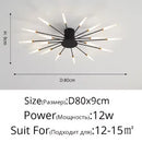 Axyaa Sunflower Chandelier LED Ceiling Light for Home Illumination