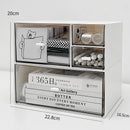Axyaa Acrylic Desk Organizer Storage Box for Stationery and Tape