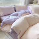 Nordic Princess Pink Bedding Set by Axyaa - Twin/Full/Queen Size - Duvet Cover, Flat Sheet, Pillowcases