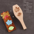 Axyaa Eco-friendly Wood Cake Mold - Multi-lattice Animal Flower Mooncake Pastry Mold